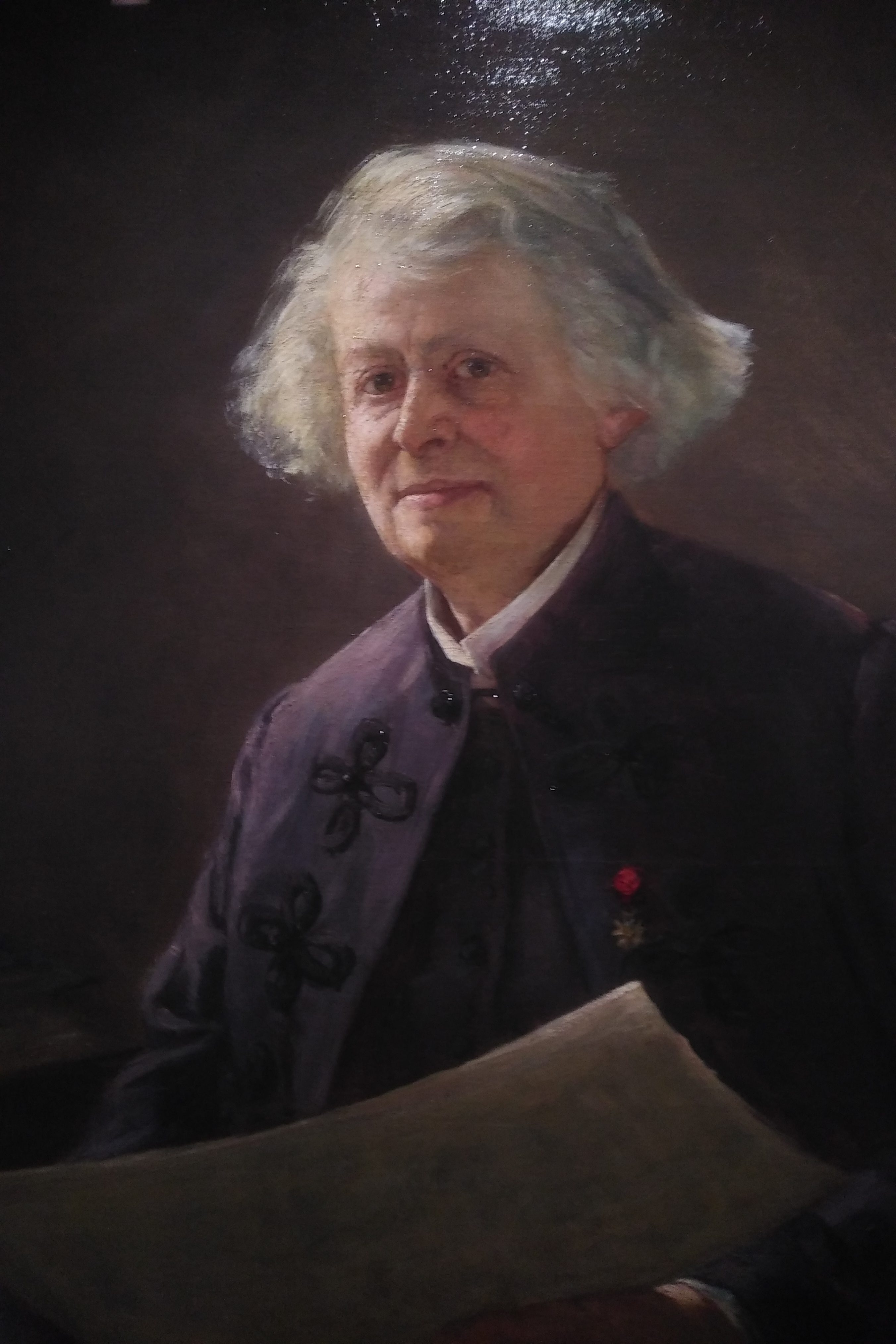Anna Klumpke, Portrait de Rosa Bonheur, 1898, Metropolitan Museum of Art, New York. (détail)